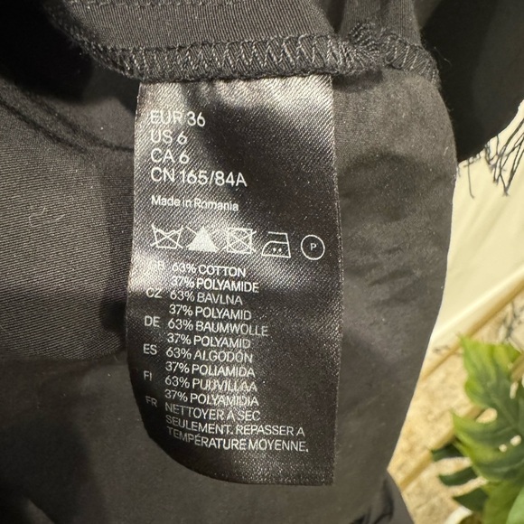 Lanvin H&M Little Black One Shoulder Dress SZ 6 worn once - Picture 11 of 11